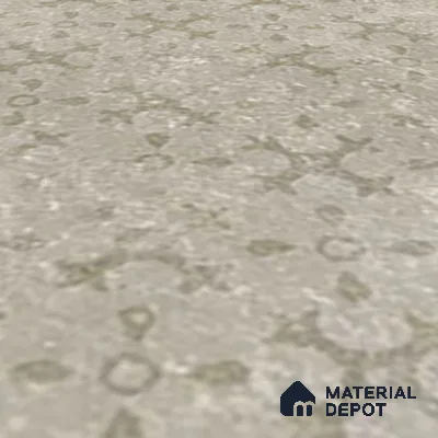 Patterned Floor Tile TL 10100 D Siena Beige Decor 8 x 8 inch Matte Finish Vitrified Anti Skid Tile - 12 mm | 4 Random Design | Suitable For Balcony, Patio, Bathroom | Please Expect a Slight Variation of Pattern