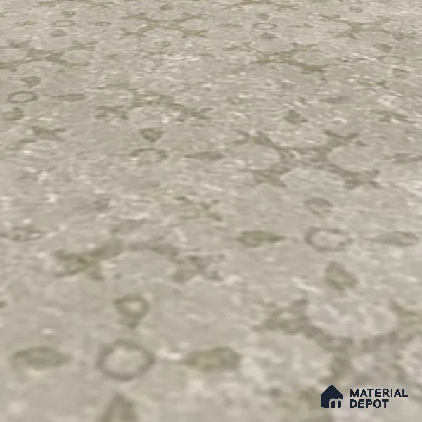 Patterned Floor Tile TL 10100 D Siena Beige Decor 8 x 8 inch Matte Finish Vitrified Anti Skid Tile - 12 mm | 4 Random Design | Suitable For Balcony, Patio, Bathroom | Please Expect a Slight Variation of Pattern