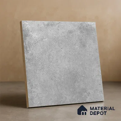 Stone Floor Tile TL 10091 C Modulo Gris 8 x 8 inch Matte Finish Vitrified Anti Skid Tile - 12 mm | Suitable For Balcony, Patio, Bathroom