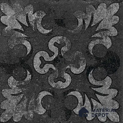 Subway Floor Tile TL 10092 D Modulo Dark Decor 8 x 8 inch Matte Finish Vitrified Anti Skid Tile - 12 mm | 12 Random Design | Suitable For Balcony, Patio, Bathroom | Please Expect a Slight Variation of Pattern