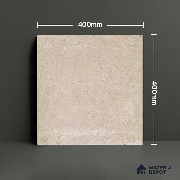 Stone Floor Tile TL 10099 Rust Natural | 16 x 16 inch - 12 mm thick | Vitrified Anti Skid Matte Finish Heavy Duty Parking Tile | Ideal For Bathroom, High Traffic Areas, Terrace | Pattern Alignment May Vary | 2-3 mm Spacer is Mandatory