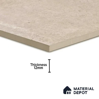 Stone Floor Tile TL 10099 Rust Natural | 16 x 16 inch - 12 mm thick | Vitrified Anti Skid Matte Finish Heavy Duty Parking Tile | Ideal For Bathroom, High Traffic Areas, Terrace | Pattern Alignment May Vary | 2-3 mm Spacer is Mandatory