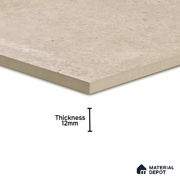 Stone Floor Tile TL 10099 Rust Natural | 16 x 16 inch - 12 mm thick | Vitrified Anti Skid Matte Finish Heavy Duty Parking Tile | Ideal For Bathroom, High Traffic Areas, Terrace | Pattern Alignment May Vary | 2-3 mm Spacer is Mandatory