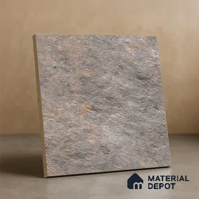 Stone Floor Tile TL 10097 C Season Stone 8 x 8 inch Matte Finish Vitrified Anti Skid Tile - 12 mm | Suitable For Balcony, Patio, Bathroom
