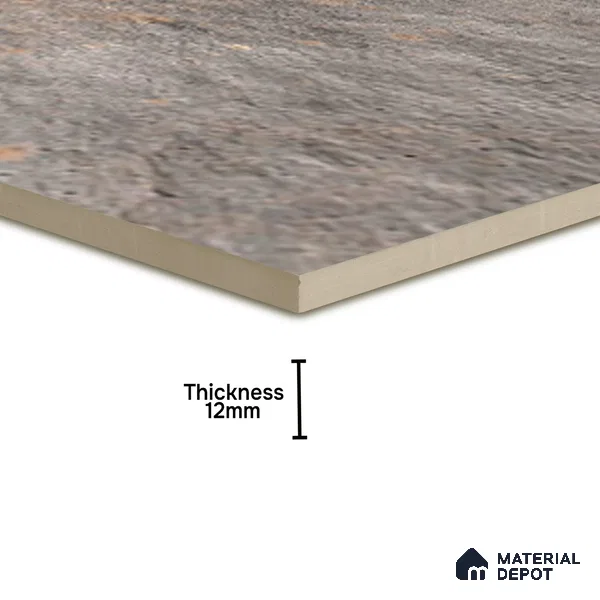 Stone Floor Tile TL 10097 C Season Stone 8 x 8 inch Matte Finish Vitrified Anti Skid Tile - 12 mm | Suitable For Balcony, Patio, Bathroom
