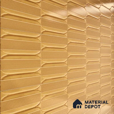Faux Subway Wall Tile TL 04690 E Horizon Capsule Solara Oxide Brown 2 ft x 1 ft Ceramic Glossy Finish - 9 mm | Suitable For Kitchen, Bathroom Walls and Backsplashes | Please Expect a Slight Variation of Pattern (Sample)