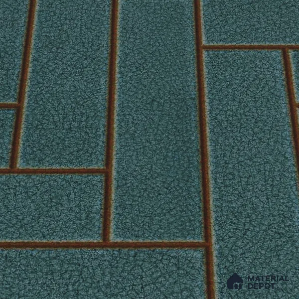 Faux Subway Wall Tile TL 04684 D Herringbone Solara Midnight Blue 2 ft x 1 ft Ceramic Glossy Finish - 9 mm | Suitable For Kitchen, Bathroom Walls and Backsplashes | Please Expect a Slight Variation of Pattern (Sample)