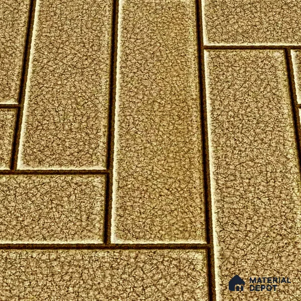 Faux Subway Wall Tile TL 04684 E Herringbone Solara Brown Olive 2 ft x 1 ft Ceramic Glossy Finish - 9 mm | Suitable For Kitchen, Bathroom Walls and Backsplashes | Please Expect a Slight Variation of Pattern