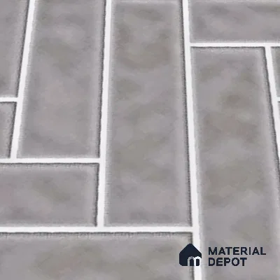 Faux Subway Wall Tile TL 04684 J Herringbone Solara Avorio Crema 2 ft x 1 ft Ceramic Glossy Finish - 9 mm | Suitable For Kitchen, Bathroom Walls and Backsplashes | Please Expect a Slight Variation of Pattern