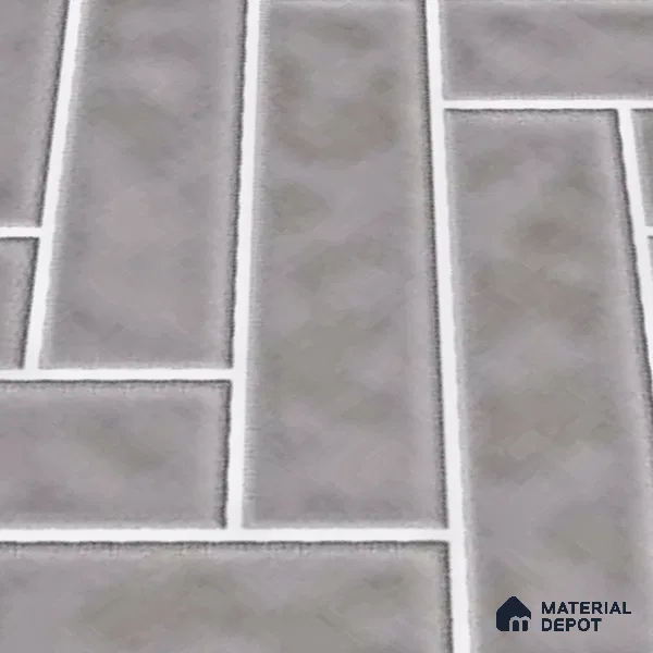 Faux Subway Wall Tile TL 04684 J Herringbone Solara Avorio Crema 2 ft x 1 ft Ceramic Glossy Finish - 9 mm | Suitable For Kitchen, Bathroom Walls and Backsplashes | Please Expect a Slight Variation of Pattern