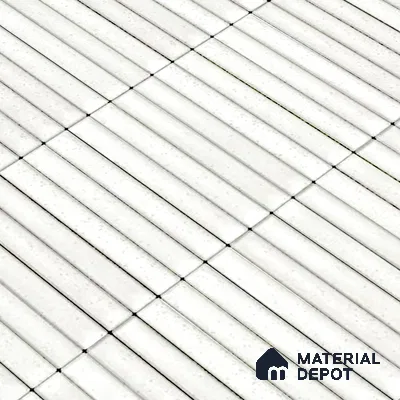 Faux Subway Wall Tile TL 04691 B Vertiline Kitkat Solara Smoke White 2 ft x 1 ft Ceramic Glossy Finish - 9 mm | Suitable For Kitchen, Bathroom Walls and Backsplashes | Please Expect a Slight Variation of Pattern