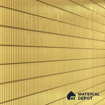 Faux Subway Wall Tile TL 04691 D Vertiline Kitkat Solara Charlotte Beige 2 ft x 1 ft Ceramic Glossy Finish - 9 mm | Suitable For Kitchen, Bathroom Walls and Backsplashes | Please Expect a Slight Variation of Pattern