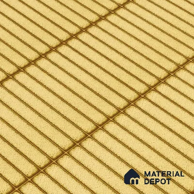 Faux Subway Wall Tile TL 04691 D Vertiline Kitkat Solara Charlotte Beige 2 ft x 1 ft Ceramic Glossy Finish - 9 mm | Suitable For Kitchen, Bathroom Walls and Backsplashes | Please Expect a Slight Variation of Pattern
