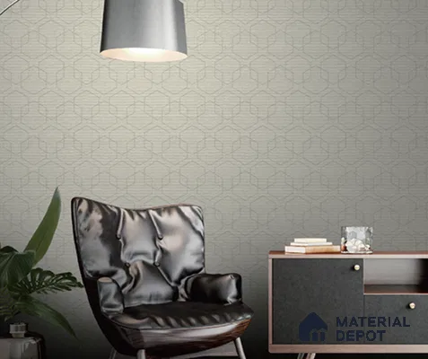 197924 | 5 Meter x 42 Inches Patterned Look Wallpaper - 57.41 Sq. Ft. | Minimum 15% wastage during installation