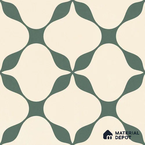 Moroccan Floor & Wall Tile TL 12770 Nevica 1 ft x 1 ft Carving Matte Finish Vitrified Tile - 9 mm | Suitable For Bathroom, Kitchen, Balcony | 2 mm Spacer is Mandatory