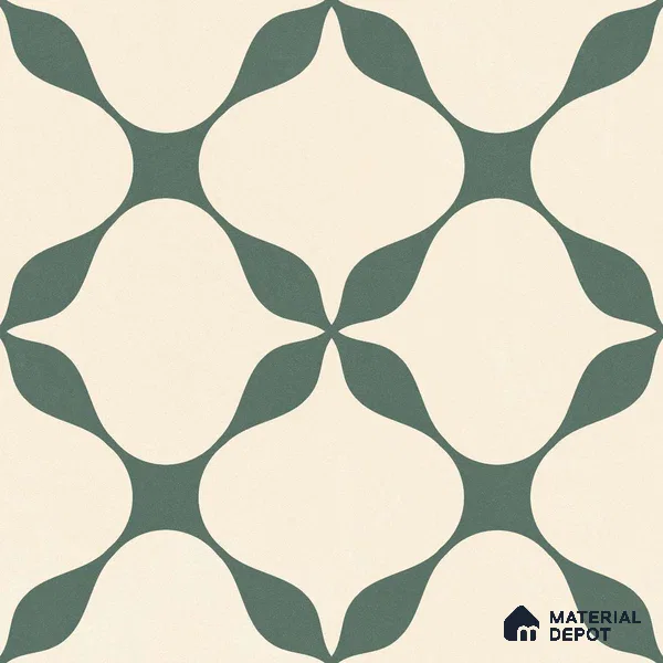 Moroccan Floor & Wall Tile TL 12770 Nevica 1 ft x 1 ft Carving Matte Finish Vitrified Tile - 9 mm | Suitable For Bathroom, Kitchen, Balcony | 2 mm Spacer is Mandatory