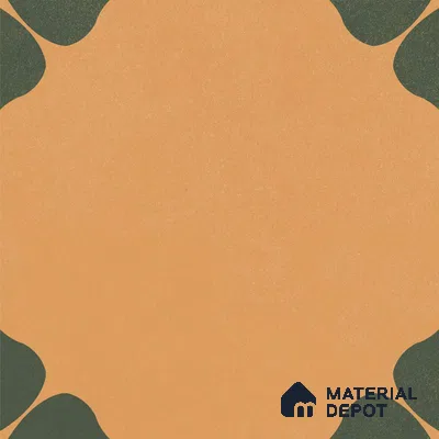 Moroccan Floor & Wall Tile TL 12763 Crea 1 ft x 1 ft Matte Finish Vitrified Tile - 9 mm | Suitable For Bathroom, Kitchen, Balcony | 2 mm Spacer is Mandatory