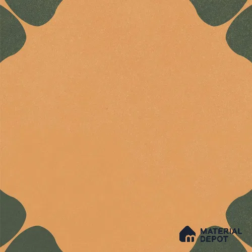 Moroccan Floor & Wall Tile TL 12763 Crea 1 ft x 1 ft Matte Finish Vitrified Tile - 9 mm | Suitable For Bathroom, Kitchen, Balcony | 2 mm Spacer is Mandatory