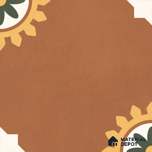 Moroccan Floor & Wall Tile TL 12766 Erin 1 ft x 1 ft Matte Finish Vitrified Tile - 9 mm | Suitable For Bathroom, Kitchen, Balcony | 2 mm Spacer is Mandatory