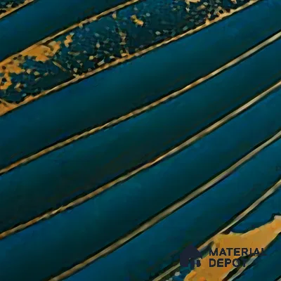 Glass 3D Highlighter Wall Tile TL 07345 Aqua Wave 2 ft x 1 ft Glossy Finish Ceramic Tile - 9 mm | Suitable For Kitchen, Bathroom & Accent/Feature Wall