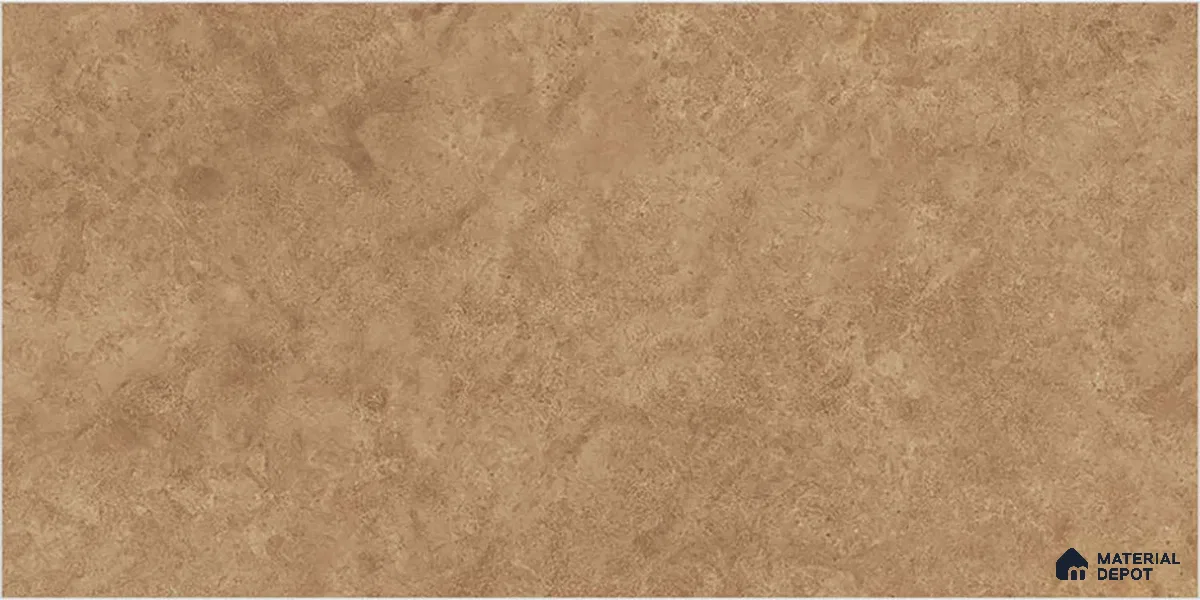 Brown Rustic Wall Tile TL 07016 2 ft x 1 ft Ceramic Carving Satin Finish - 9 mm | Suitable for Living Room, Bedroom, Bathroom