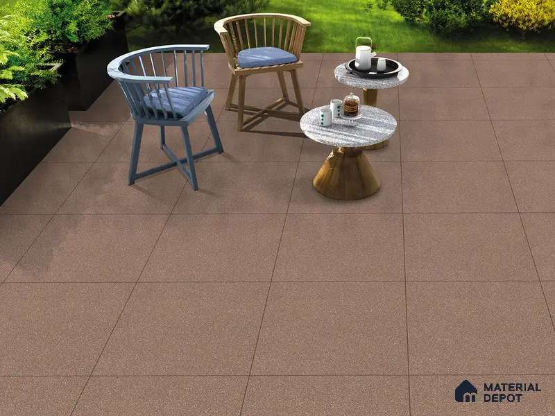 Stone Floor Tile TL 09486 J Neo Choco 2 ft x 2 ft Matte Finish Vitrified Tile - 9 mm | 1 Random Design | Suitable For Living Room, Bedroom, Bathroom
