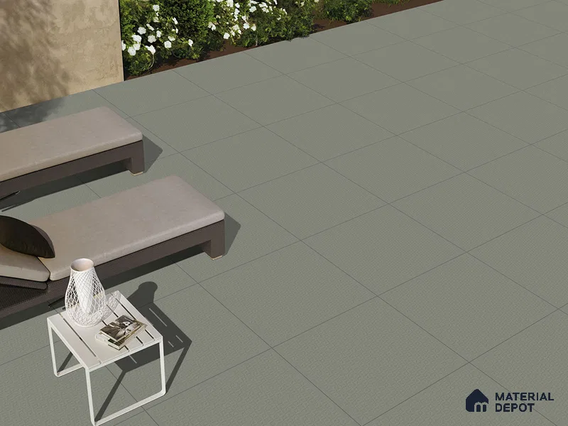 Patterned Floor Tile TL 09488 E Prazzle Mint 2 ft x 2 ft Matte Finish Vitrified Tile - 9 mm | 1 Random Design | Suitable For Living Room, Bedroom, Bathroom | Please Expect a Slight Variation of Pattern