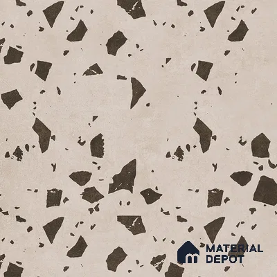 Terrazzo Wall & Floor Tile TL 09478 B Cushion Coral 2 ft x 2 ft Matte Finish Vitrified Tile - 9 mm | 6 Random Design | Suitable For Living Room, Kitchen, Bathroom