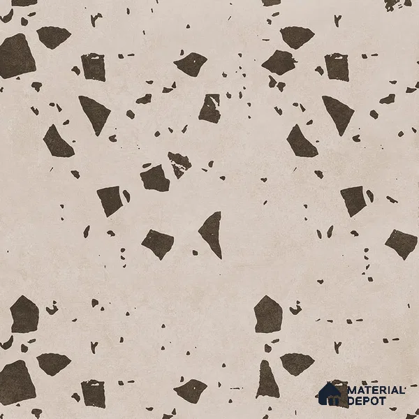Terrazzo Wall & Floor Tile TL 09478 B Cushion Coral 2 ft x 2 ft Matte Finish Vitrified Tile - 9 mm | 6 Random Design | Suitable For Living Room, Kitchen, Bathroom