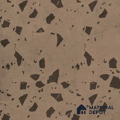 Terrazzo Wall & Floor Tile TL 09478 Cushion Roast 2 ft x 2 ft Matte Finish Vitrified Tile - 9 mm | 6 Random Design | Suitable For Living Room, Kitchen, Bathroom
