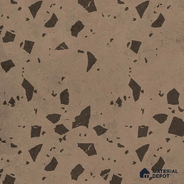Terrazzo Wall & Floor Tile TL 09478 Cushion Roast 2 ft x 2 ft Matte Finish Vitrified Tile - 9 mm | 6 Random Design | Suitable For Living Room, Kitchen, Bathroom