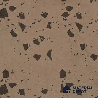 Terrazzo Wall & Floor Tile TL 09478 Cushion Roast 2 ft x 2 ft Matte Finish Vitrified Tile - 9 mm | 6 Random Design | Suitable For Living Room, Kitchen, Bathroom