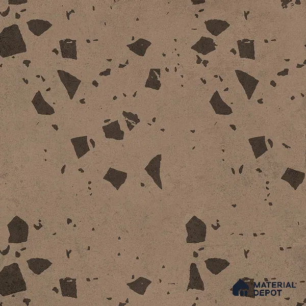 Terrazzo Wall & Floor Tile TL 09478 Cushion Roast 2 ft x 2 ft Matte Finish Vitrified Tile - 9 mm | 6 Random Design | Suitable For Living Room, Kitchen, Bathroom