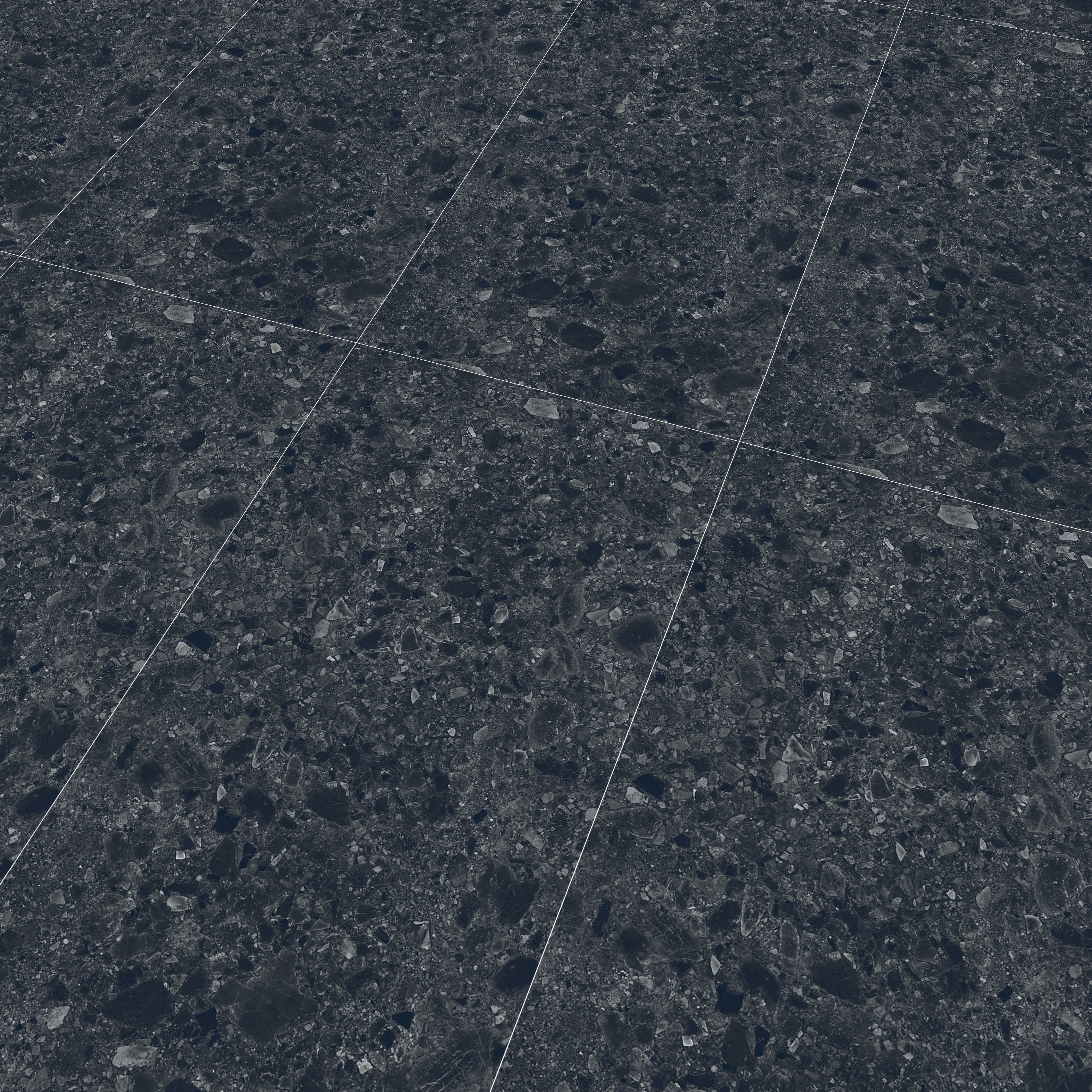 Black Stone Floor & Wall Tile TL 06997 Prestige Ceppo Nero 2 ft x 4 ft Vitrified Carving Matte Finish - 9 mm | 4 Random Design | Suitable for Living Room, Bedroom, Bathroom