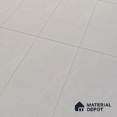 Grey Marble Floor & Wall Tile TL 06869 Prestige  2 ft x 4 ft Vitrified Carving Matte Finish - 9 mm | 6 Random Design | Suitable for Living Room, Bedroom, Bathroom (Sample)