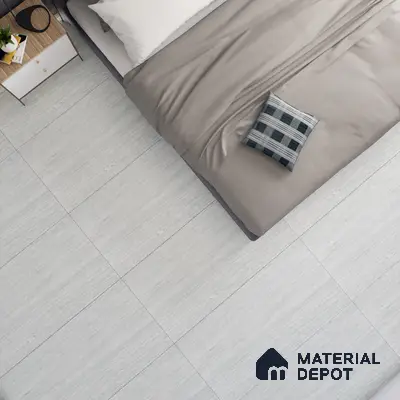 Grey Marble Floor & Wall Tile TL 06920 Prestige  2 ft x 4 ft Vitrified Carving Matte Finish - 9 mm | 6 Random Design | Suitable for Living Room, Bedroom, Bathroom