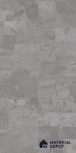 Grey Stone Floor & Wall Tile TL 07008 Prestige Evardo Gris 2 ft x 4 ft Vitrified Carving Matte Finish - 9 mm | 4 Random Design | Suitable for Living Room, Bedroom, Bathroom (Sample)