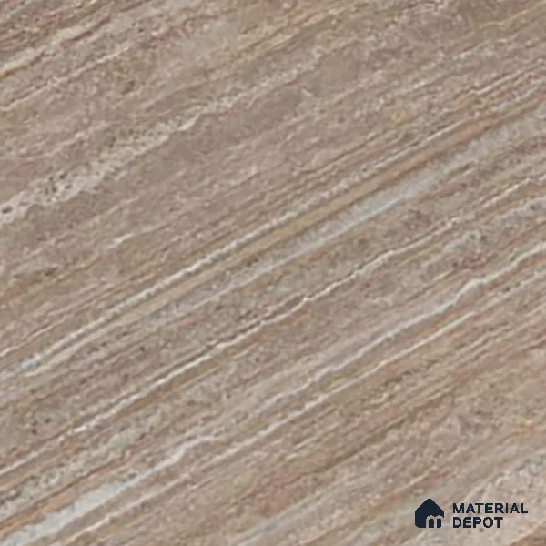 Brown Marble Floor & Wall Tile TL 06967 Prestige  2 ft x 4 ft Vitrified Carving Matte Finish - 9 mm | 6 Random Design | Suitable for Living Room, Bedroom, Bathroom (Sample)
