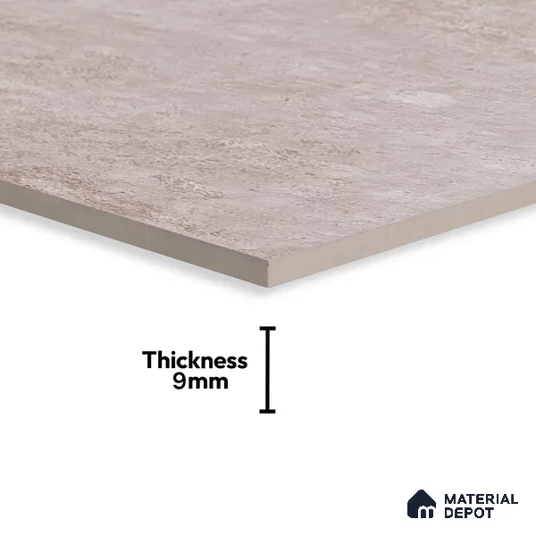 Brown Stone Floor & Wall Tile TL 06880 Prestige Arfine Sand 2 ft x 4 ft Vitrified Carving Matte Finish - 9 mm | 8 Random Design | Suitable for Living Room, Bedroom, Bathroom (Sample)