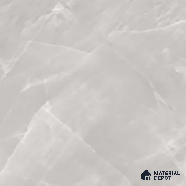 Grey Marble Floor & Wall Tile TL 10754 Prestige Opal Grey 2 ft x 4 ft Vitrified Carving Matte Finish - 9 mm | 4 Random Design | Suitable for Living Room, Bedroom, Bathroom