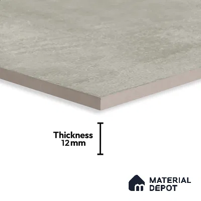Cement Floor Tile TL 10102 Modulo Grey 20 x 20 inch Matte Finish Vitrified Anti Skid Tile - 12 mm | Suitable For Balcony, Patio, Outdoor | Pattern Alignment May Vary | 2-3 mm Spacer is Mandatory