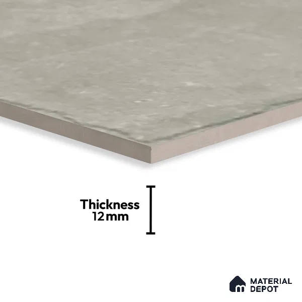 Stone Floor Tile TL 10102 C Modulo Grey 10 x 10 inch Matte Finish Vitrified Anti Skid Tile - 12 mm | Suitable For Balcony, Patio, Bathroom