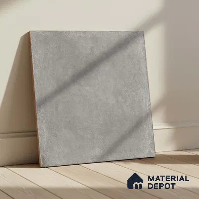 Cement Floor Tile TL 10104 Modulo Smoke 20 x 20 inch Matte Finish Vitrified Anti Skid Tile - 12 mm | Suitable For Balcony, Patio, Outdoor | Pattern Alignment May Vary | 2-3 mm Spacer is Mandatory