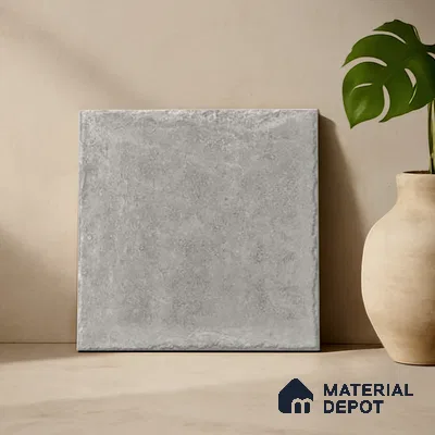 Stone Floor Tile TL 10104 C Modulo Smoke 10 x 10 inch Matte Finish Vitrified Anti Skid Tile - 12 mm | Suitable For Balcony, Patio, Bathroom