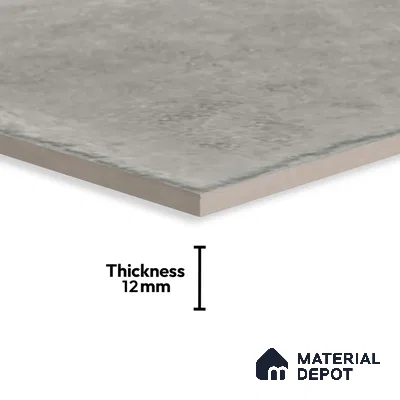 Stone Floor Tile TL 10104 C Modulo Smoke 10 x 10 inch Matte Finish Vitrified Anti Skid Tile - 12 mm | Suitable For Balcony, Patio, Bathroom