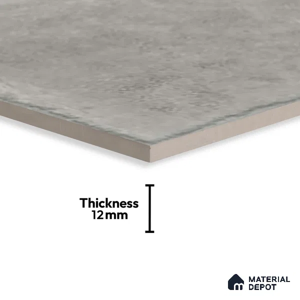 Stone Floor Tile TL 10104 C Modulo Smoke 10 x 10 inch Matte Finish Vitrified Anti Skid Tile - 12 mm | Suitable For Balcony, Patio, Bathroom