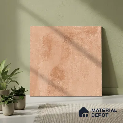 Stone Floor Tile TL 10110 Modulo Clay 20 x 20 inch Matte Finish Vitrified Anti Skid Tile - 12 mm | Suitable For Balcony, Patio, Outdoor | Pattern Alignment May Vary | 2-3 mm Spacer is Mandatory
