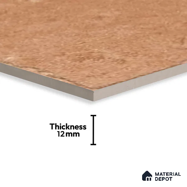 Stone Floor Tile TL 10110 C Modulo Clay 10 x 10 inch Matte Finish Vitrified Anti Skid Tile - 12 mm | Suitable For Balcony, Patio, Bathroom
