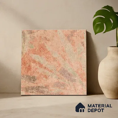 Patterned Floor Tile TL 10110 D Modulo Clay Decor 10 x 10 inch Matte Finish Vitrified Anti Skid Tile - 12 mm | 4 Random Design | Suitable For Balcony, Patio, Bathroom