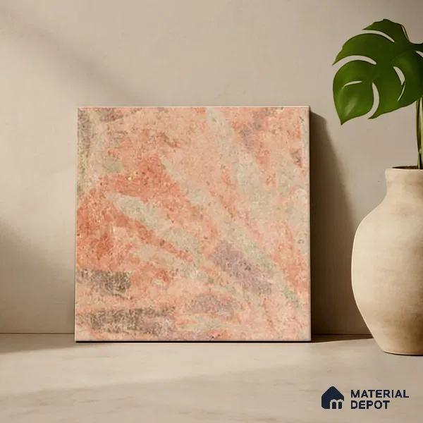 Patterned Floor Tile TL 10110 D Modulo Clay Decor 10 x 10 inch Matte Finish Vitrified Anti Skid Tile - 12 mm | 4 Random Design | Suitable For Balcony, Patio, Bathroom